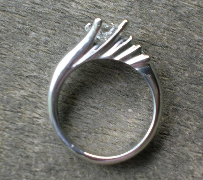 Side view of the Engagement Ring
